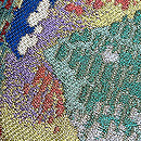 イチゴ文錦の名古屋帯　質感・風合