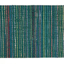 浦野理一 木賊色繋ぎ糸の名古屋帯　前柄