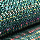 浦野理一 木賊色繋ぎ糸の名古屋帯　質感・風合