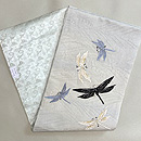 蜻蛉柄開き名古屋帯　帯裏