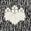 黒褐色松葉紋の江戸小紋