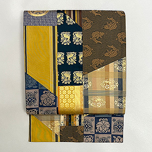 名物裂寄せ裂の袋帯