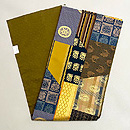 名物裂寄せ裂の袋帯　帯裏