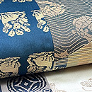 名物裂寄せ裂の袋帯　質感・風合