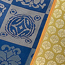 名物裂寄せ裂の袋帯　質感・風合