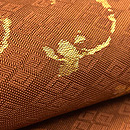 「名物一重葛」袋帯　質感・風合