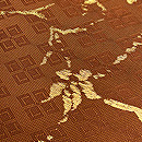 「名物一重葛」袋帯　質感・風合