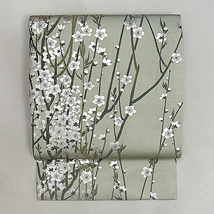 枝垂れ桜の名古屋帯