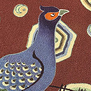 桃太郎文様縮緬の名古屋帯 質感・風合