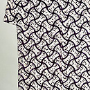 南部紫紺染め　分銅繋ぎ文