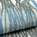 松原工房　縦縞に桜柳文様単衣付下