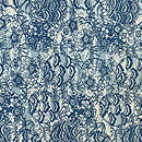 松原工房 松原良夫作 花丸文様小紋袷着尺