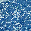 松原工房 松原福与作 梅桜松葉文様袷付下