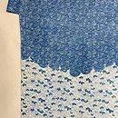 松原工房 松原福与作 梅桜松葉文様袷付下