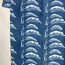 松原工房 雪持ち笹文様付下