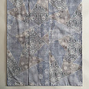 本場結城紬　寄せ裂文袷