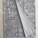 本場結城紬　寄せ裂文袷