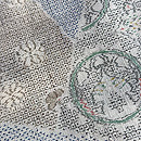 本場結城紬　寄せ裂文袷