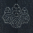 黒地紋錦紗秋草文様単衣付下