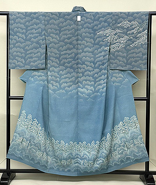 松原工房「松風」袷訪問着