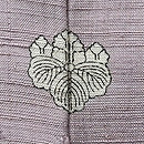 薄紫紬無地単衣