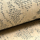 本場結城 100亀甲 練り色植物文様袷