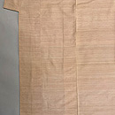 紅花染め卵色の紬無地袷