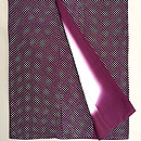 豆絞り紫根染めの袷