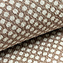 栗山吉三郎作 辛子色行儀小紋の袷