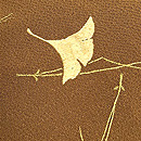 縮緬地吹き寄せ文様刺繍の付下