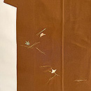 縮緬地吹き寄せ文様刺繍の付下