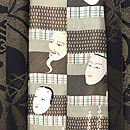 金通し黒の羽織　羽裏