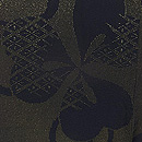 金通し黒の羽織　質感・風合