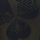 金通し黒の羽織　質感・風合