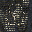 金通し黒の羽織　質感・風合