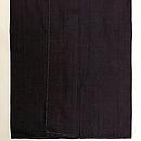 紺に赤の2本縞結城紬