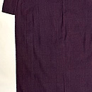 紺に赤の2本縞結城紬