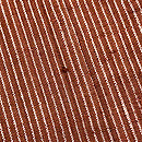 赤と白の縞の結城紬