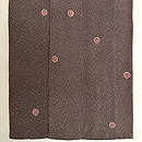 ドットに丸紋の小紋袷