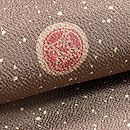 ドットに丸紋の小紋袷