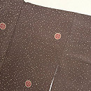 ドットに丸紋の小紋袷