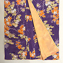 もみじの小紋袷