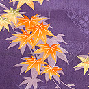 もみじの小紋袷