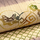 絞りと型絵染めの訪問着