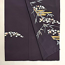 鉄紺色秋の訪問着