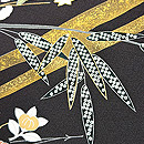 鉄紺色秋の訪問着