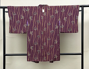 立涌に桐葉文様羽織