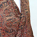 カシミールの着物コート　羽裏