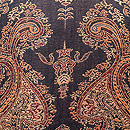 カシミールの着物コート　質感・風合