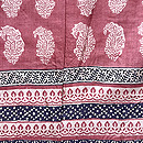 カシミールの着物コート　質感・風合